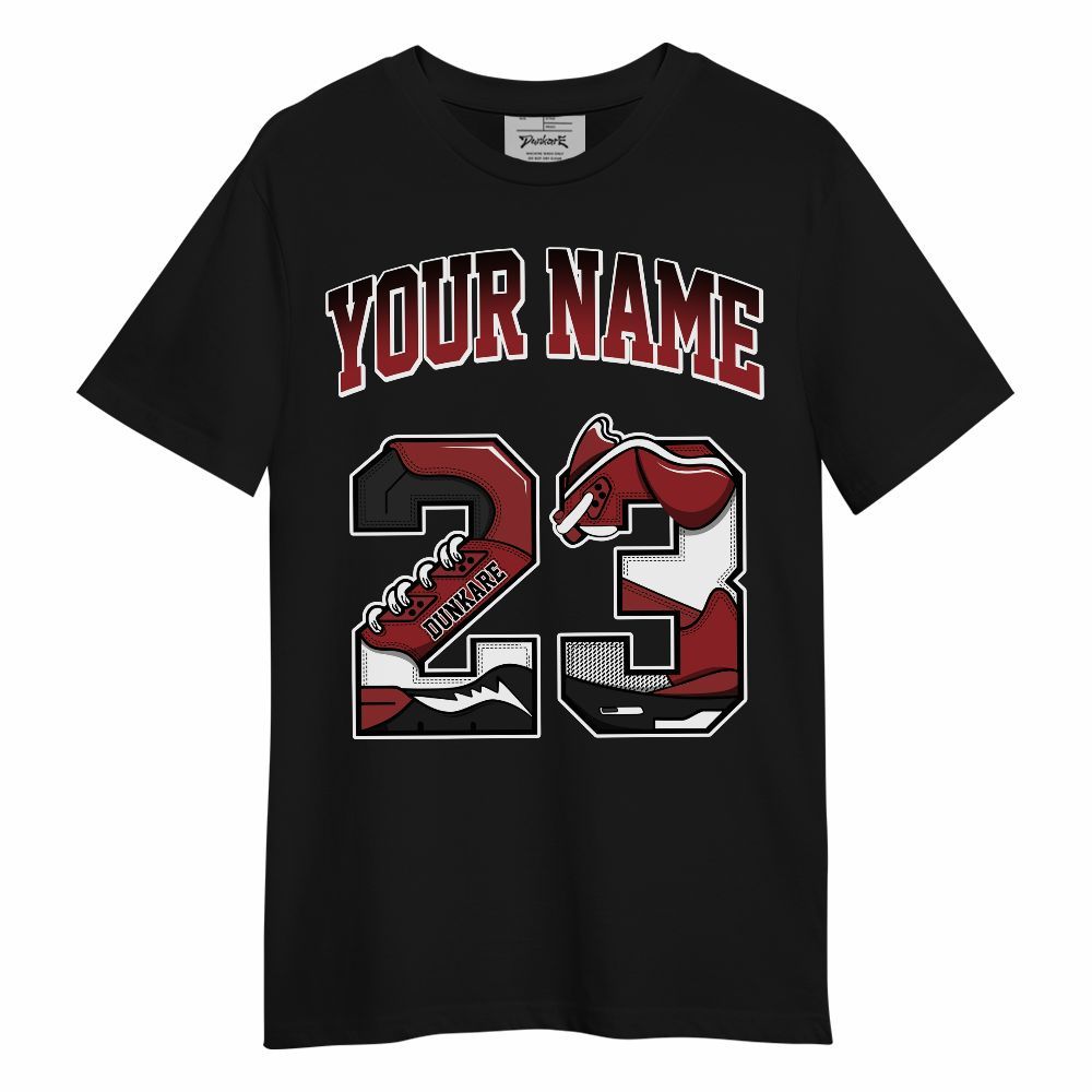 Shirt To Match Alternate Flu Game 12s - Custom Name Number 23 5s Unisex Shirt