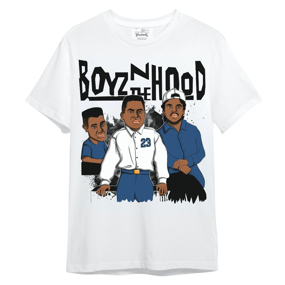 Shirt To Match High OG Midnight Navy 1s - The Hood Boiz Graphic Unisex Shirt