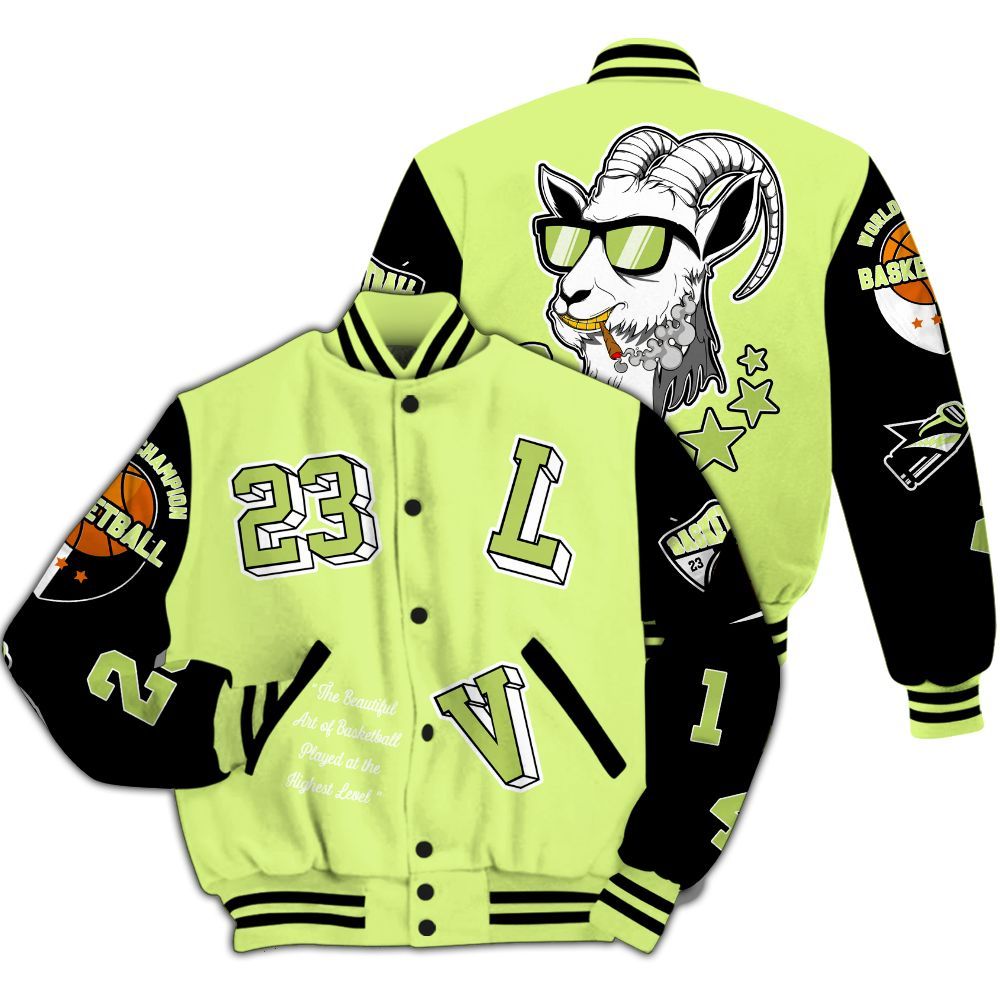 Varsity Jacket To Match Air Max SNDR Volt - The GOAT Got Em Streetwear All Over Print
