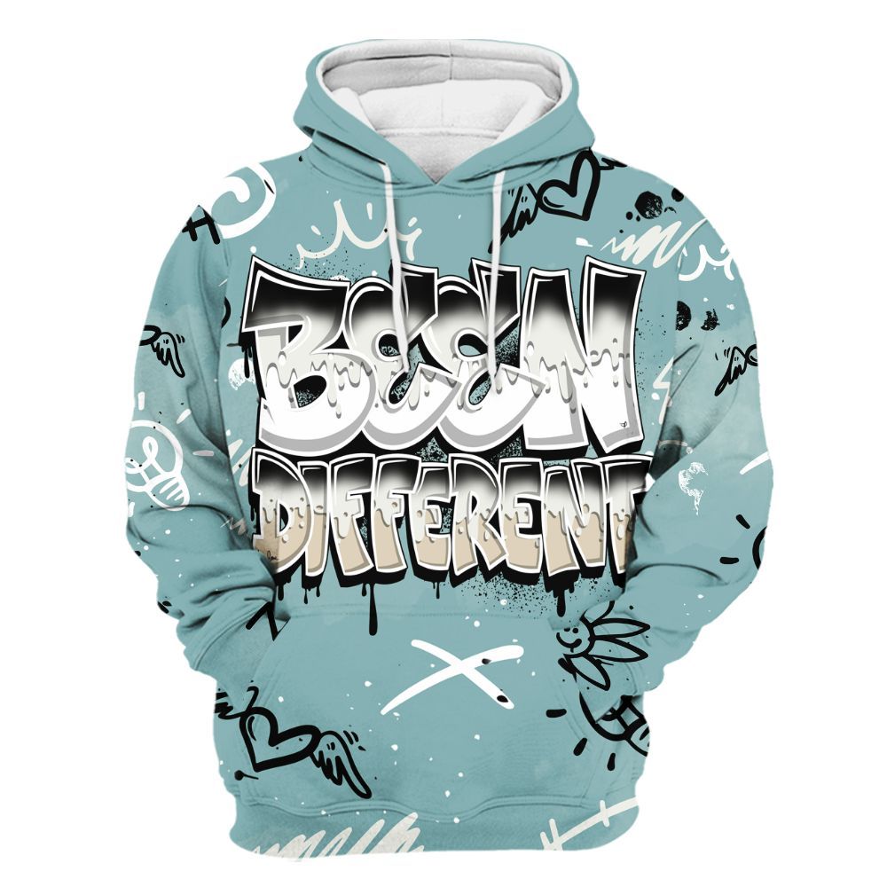 Hoodie To Match Dunk Low Glacier Blue Pale Ivory - Drip Built Di2ferent All Over Print
