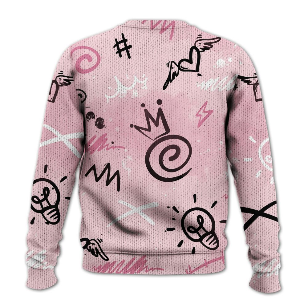 Sweater To Match GS Pearl Pink 12s Shirt, Drip Been Di2ferent Graphic