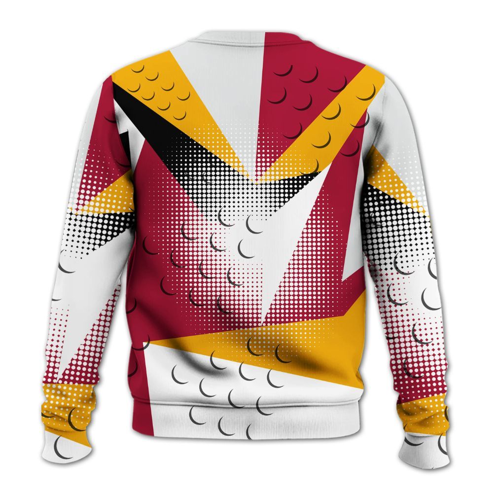 Sweatshirt To Match Cardinal 7s - Poly Custom Name Number 23 5s All Over Print