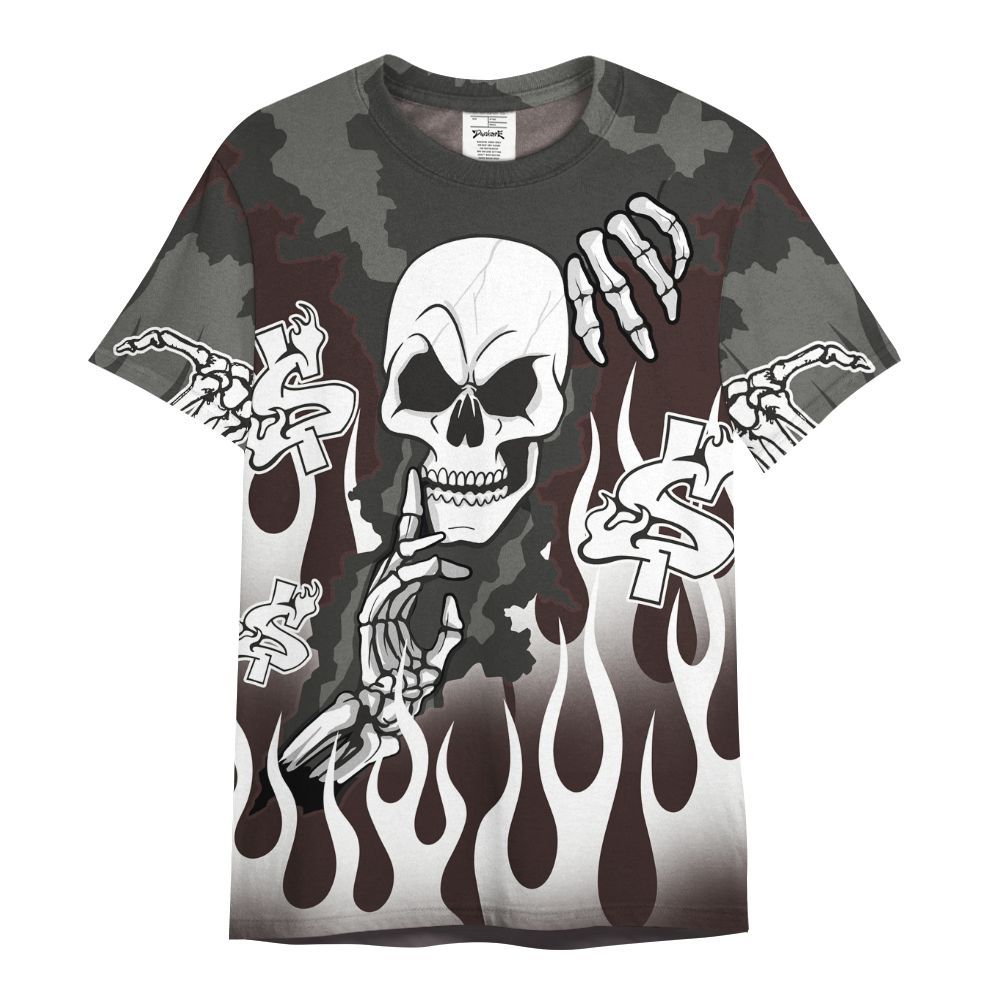 Shirt To Match AMM Violet Ore 5s - Ones Move In Silence Graphic Trapped All Over Print