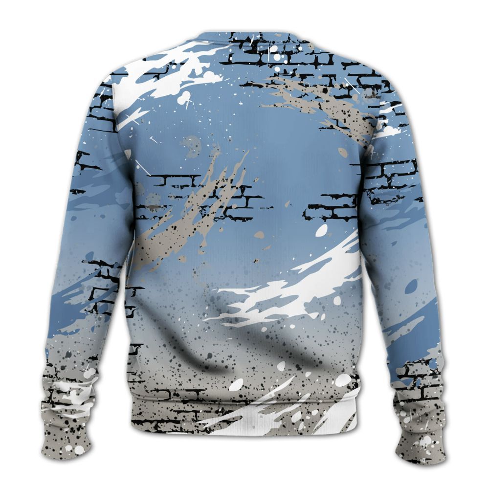 Sweatshirt To Match University Blue 4s - Values Of Loyalty Drip All Over Print