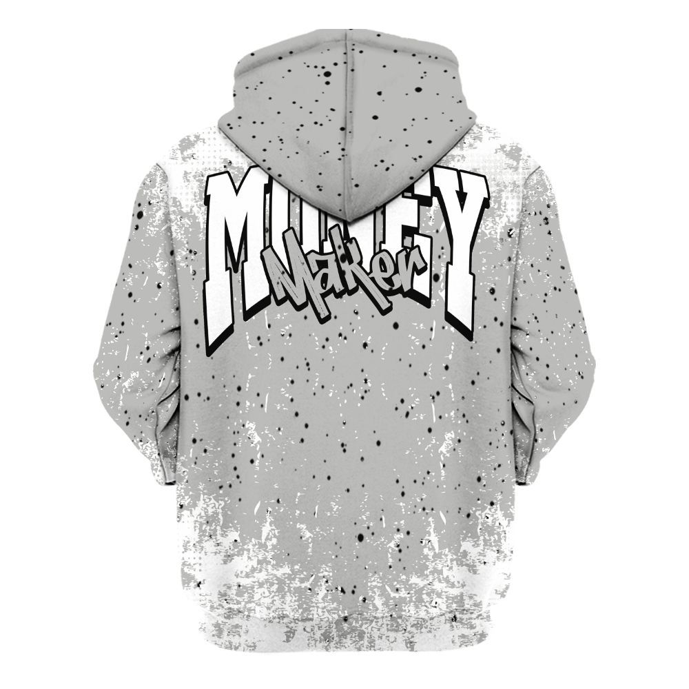 Hoodie To Match Retro White Oreo 4s - Move In Silence Money Street Retro All Over Print