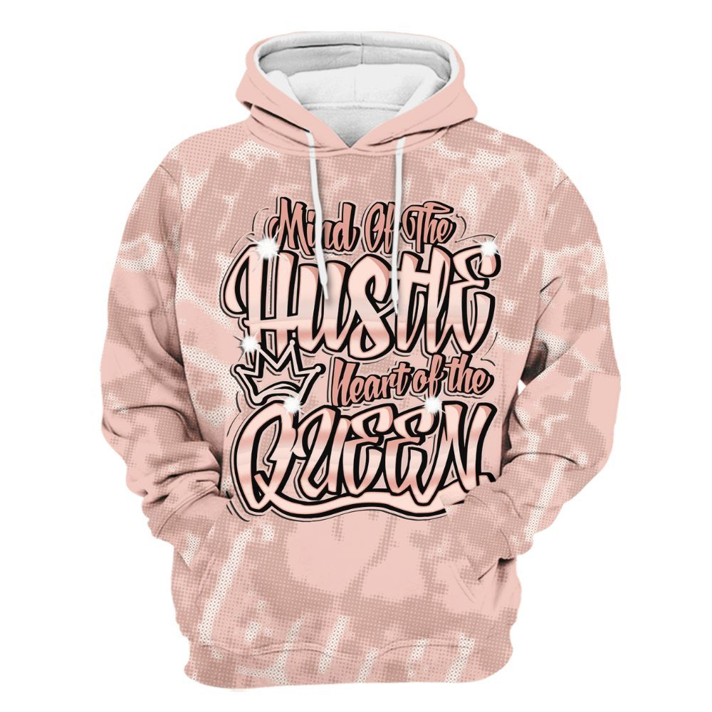 Hoodie To Match Low Legend Pink 11s - Hustles Heart Queens Street All Over Print