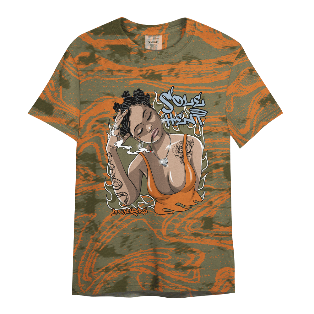 Shirt To Match Olive 5s - Sole Heat Unique Blurry Graphic Shirt Unisex