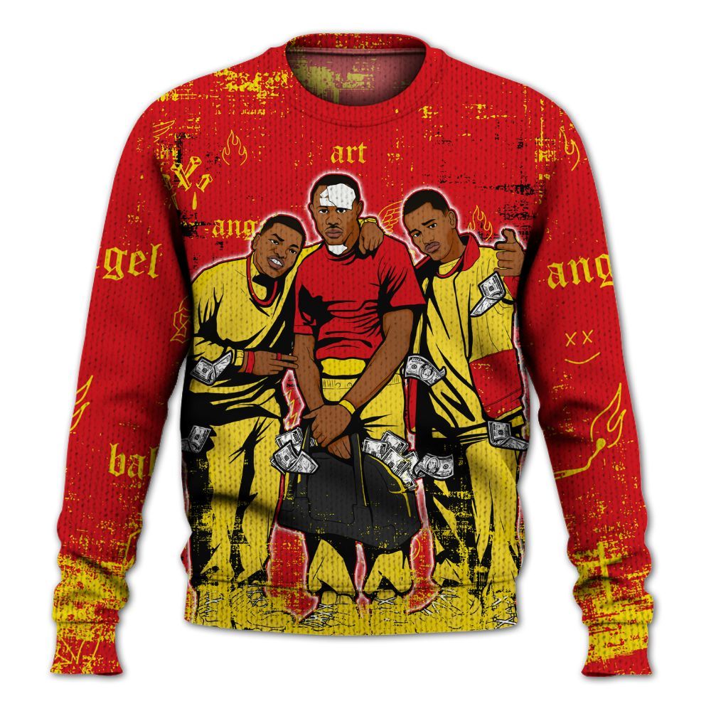 Sweater To Match Ferrari 14s - Paid In Full Money Graphic