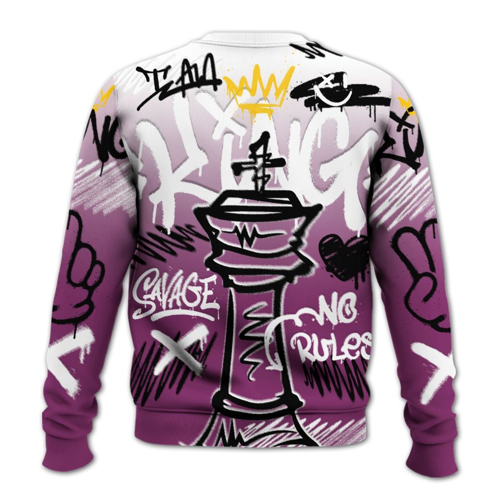 Sweatshirt To Match Air Max Sunder Gore Tex Bold Berry - Street King Chess Streetwear All Over Print