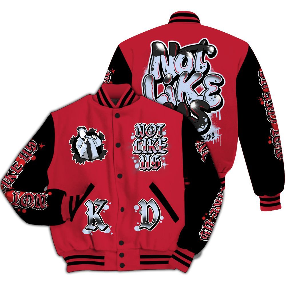 Varsity Jacket To Match Toro Bravo 6s - None Like Us Graphic All Over Print