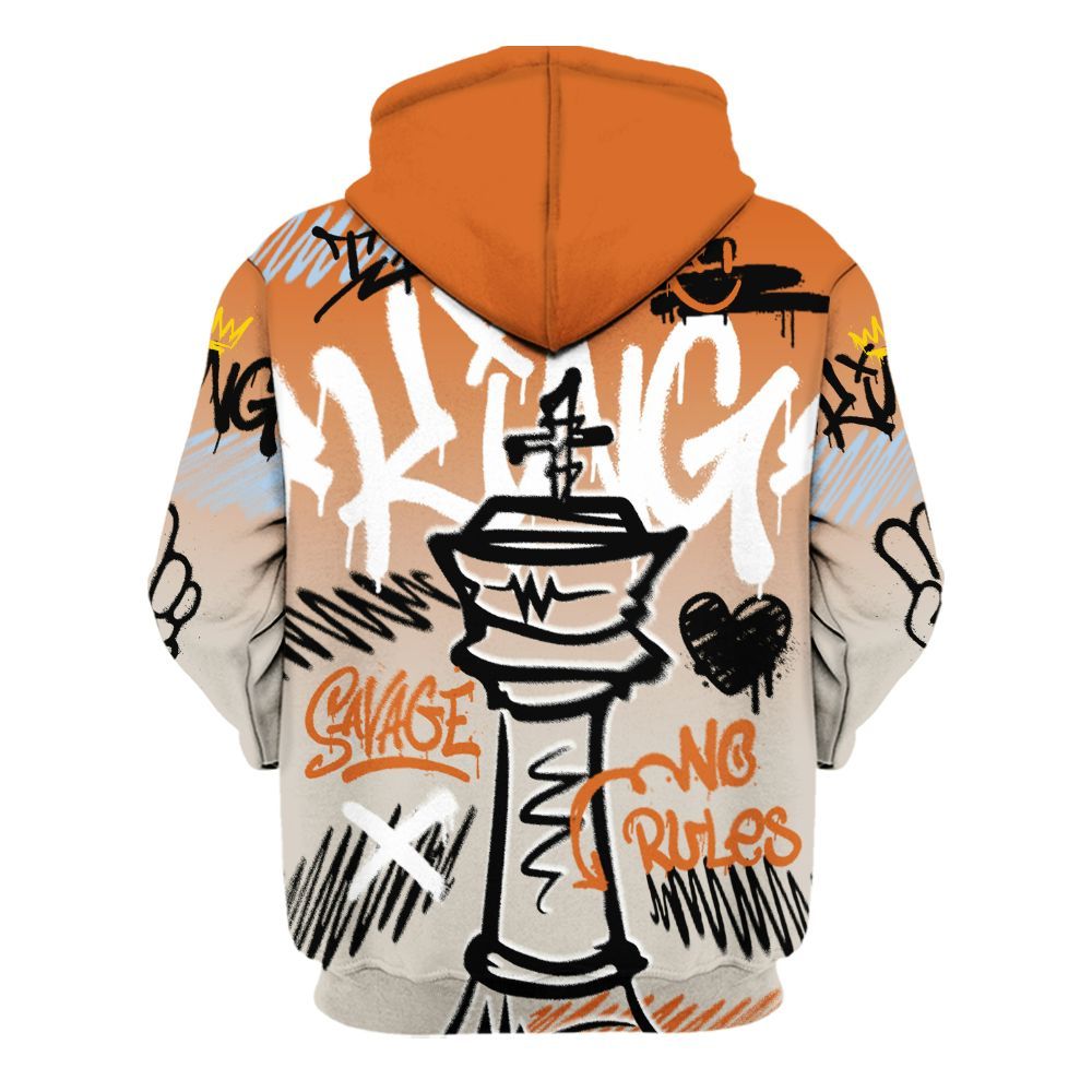 Hoodie To Match SE Craft 5s - Street King Chess Streetwear All Over Print