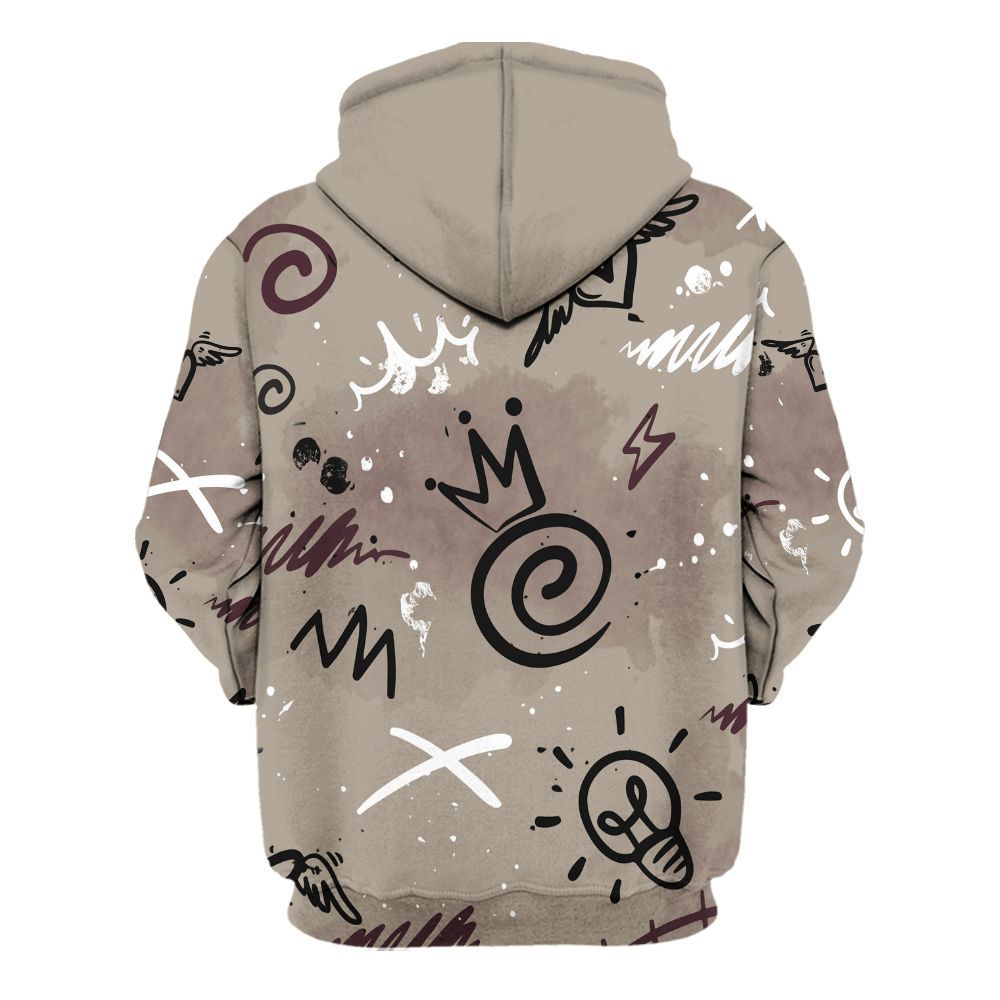 Hoodie To Match AMM Retro Phantom 4s - Drip Been Di2ferent All Over Print