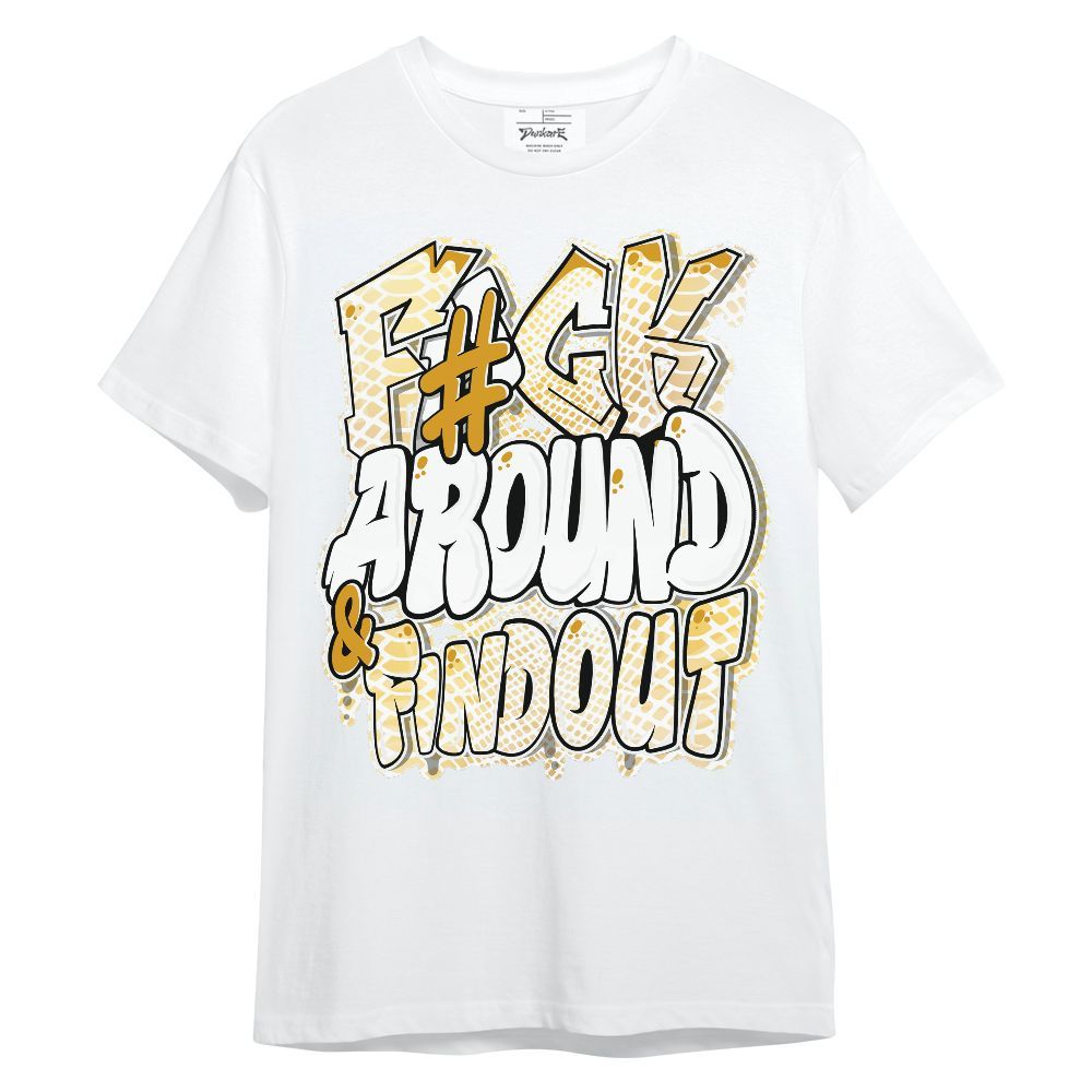 Shirt To Match Low Yellow Python 11s - F Around Find Out Graphic Unisex Shirt