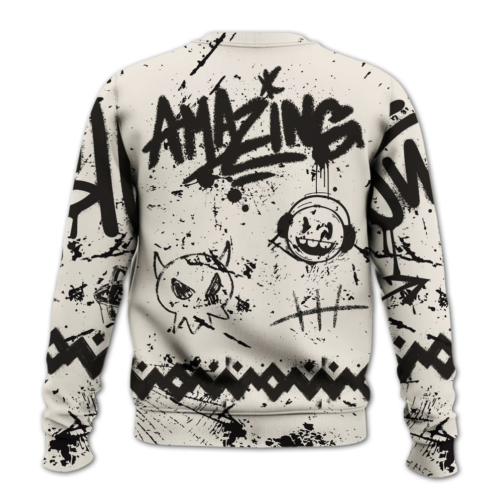 Sweatshirt To Match Air Max Plus Moonlight Swarovski - Friday Sneaker Crayon All Over Print