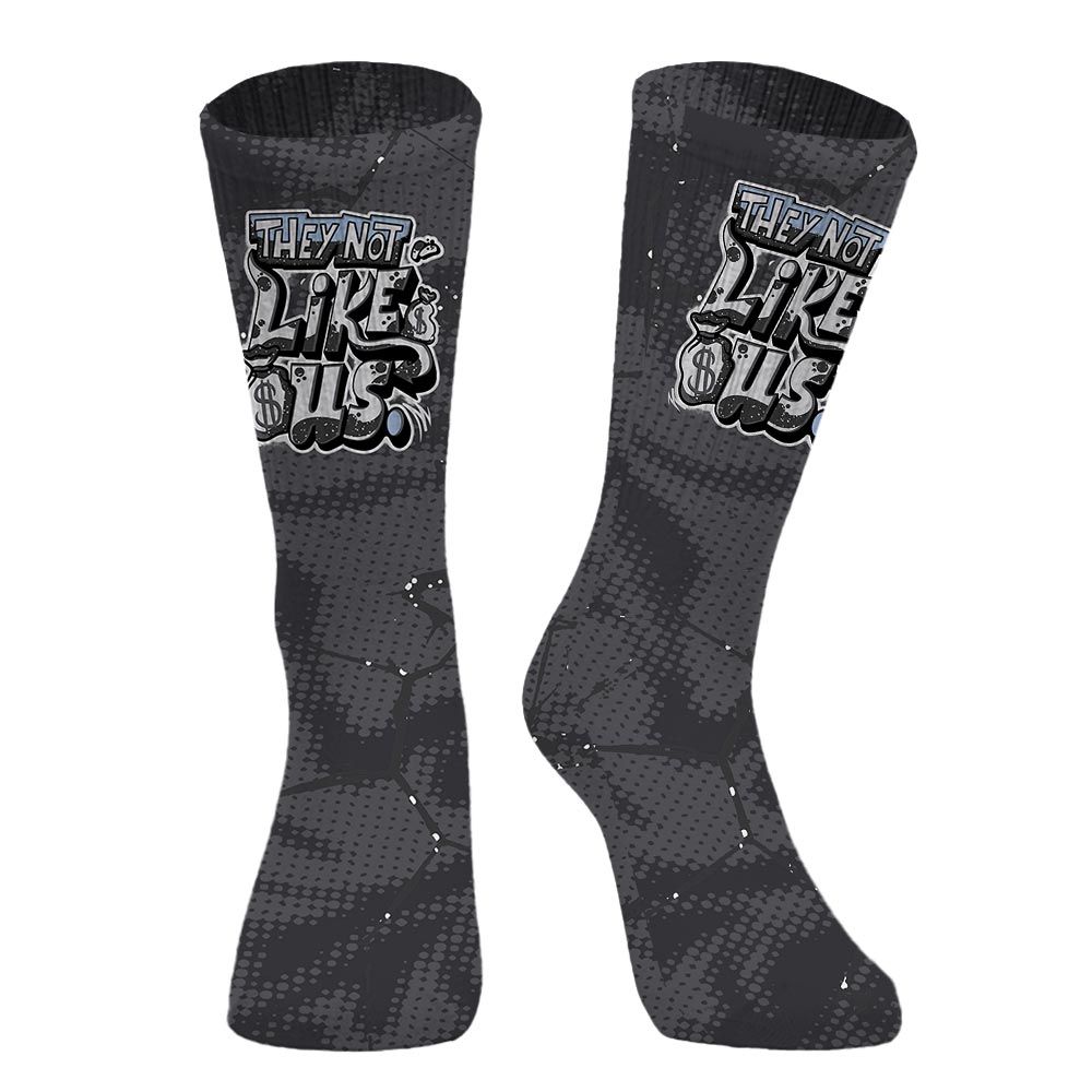 Sock To Match Reverse Black White 6s - Dislike Us Graphic Crack