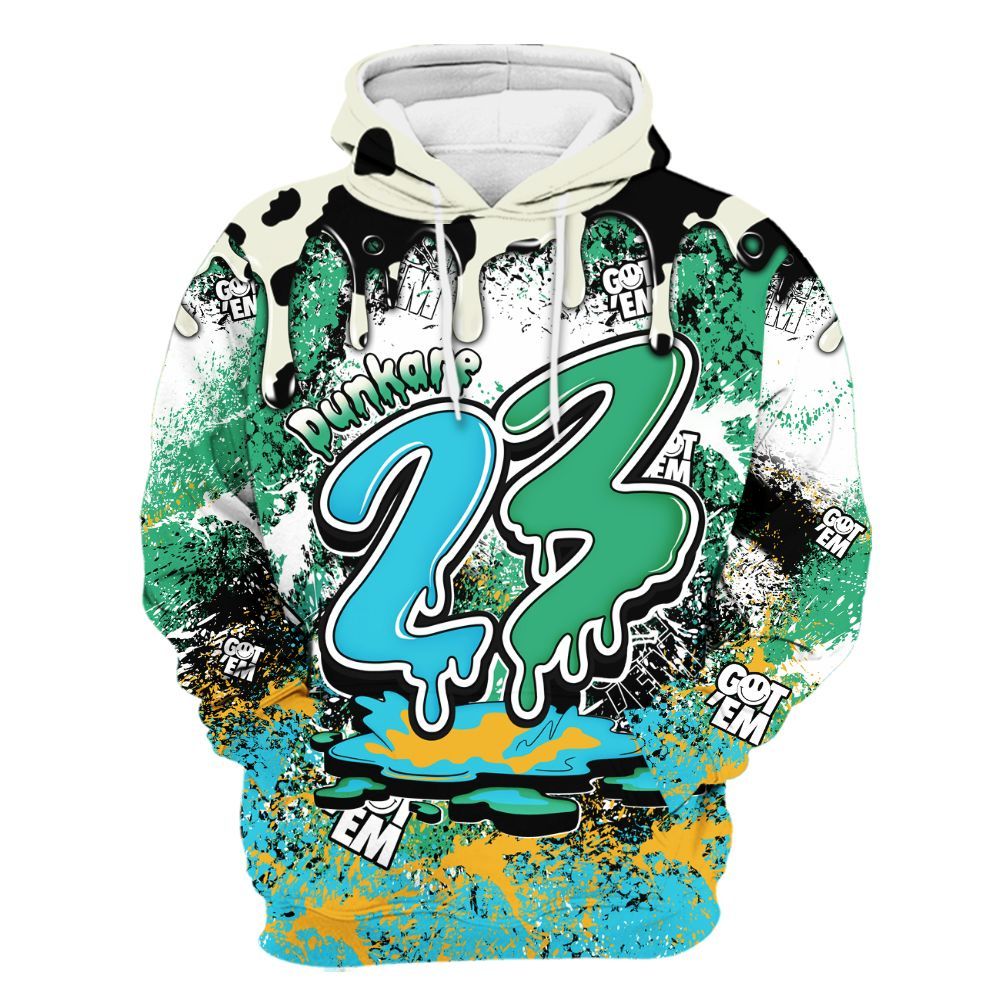 Hoodie To Match Dunk Chunky Dunky - Dripping 23 Drip All Over Print