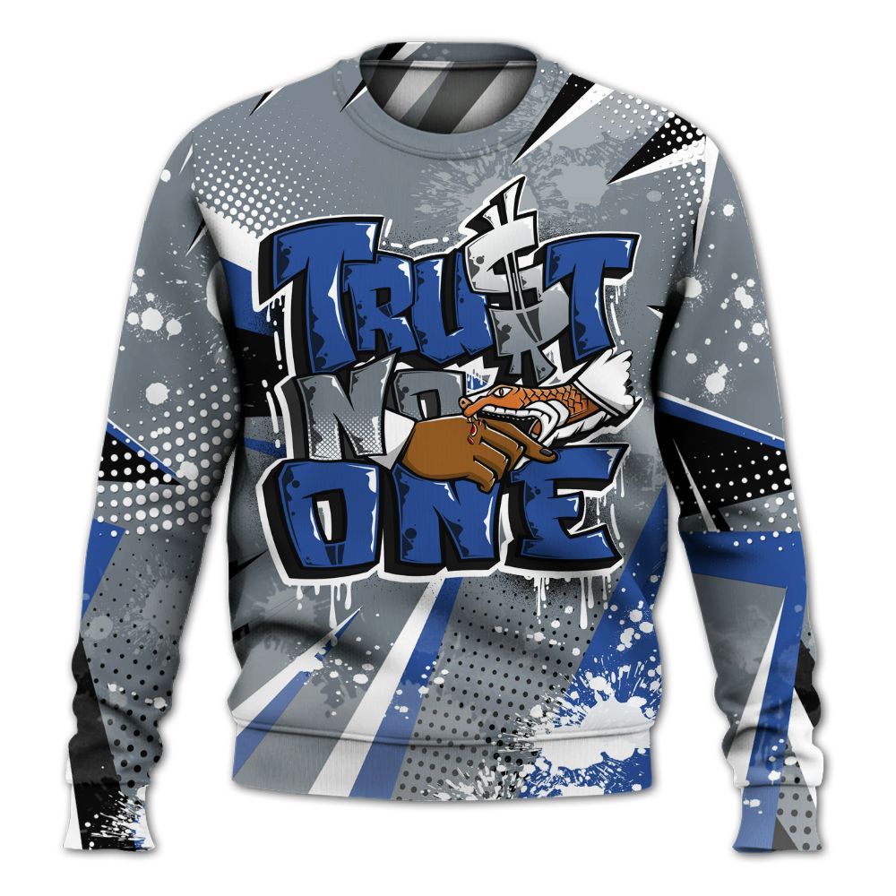 Sweatshirt To Match RS-X GS League - Poly Trust No One Dripping All Over Print