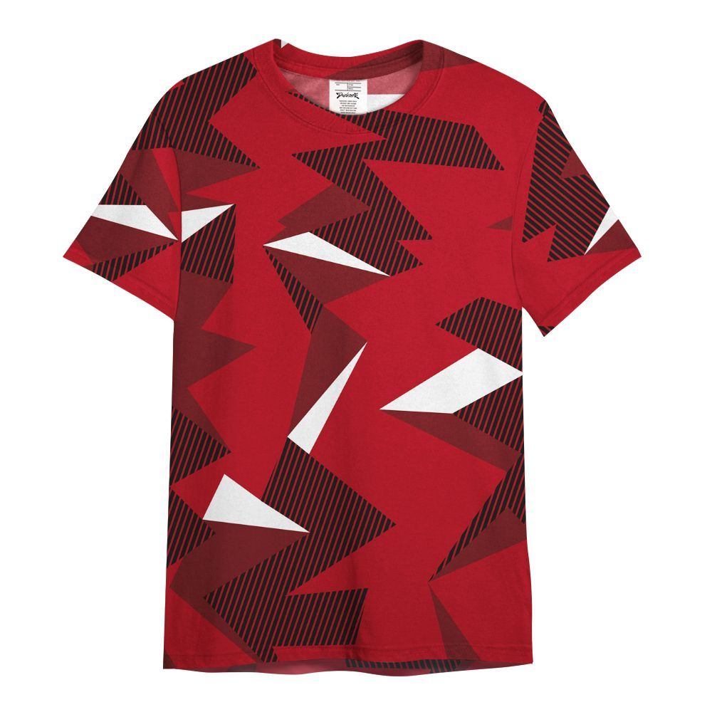 Shirt To Match Bred Velvet 11s - Geometric Camouflage Pattern All Over Print