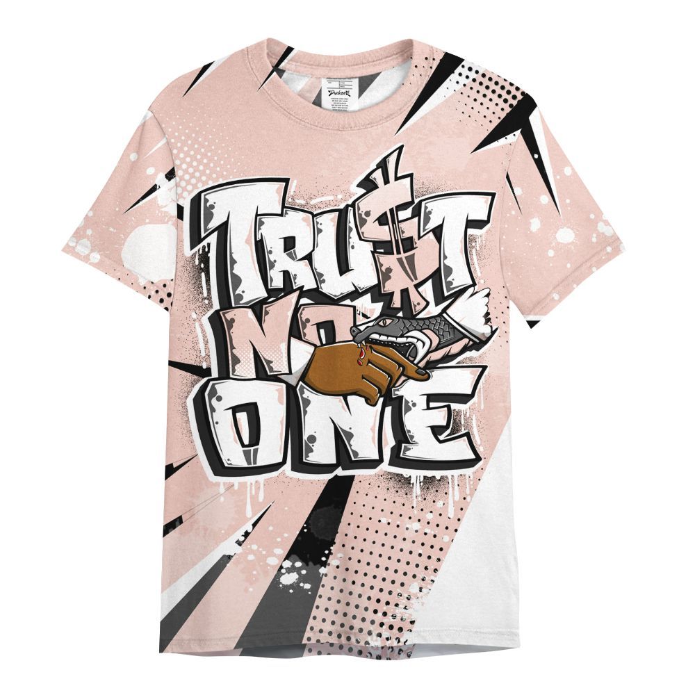 Shirt To Match Low Legend Pink 11s - Poly Trust No One Dripping All Over Print