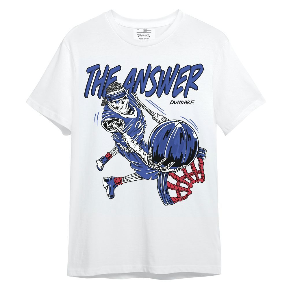 Shirt To Match Air Griffey Max USA Red White Blue 1s - The Answer Skeleton Unisex Shirt