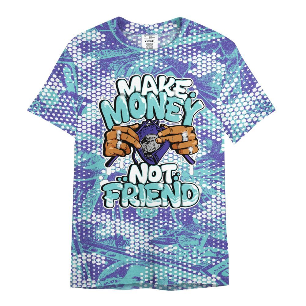 Shirt To Match Low Hornets 1s - Make Moneys Not Friend Graphic Banknotes All Over Print