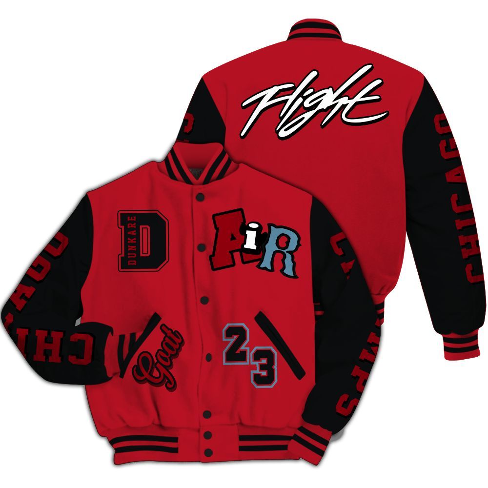 Varsity Jacket To Match Retro Raging Bull 5s - AIR Number 23 GOAT All Over Print