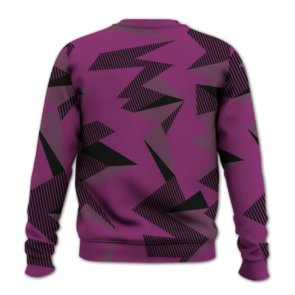 Sweatshirt To Match Air Max Sunder Gore Tex Bold Berry - Geometric Camouflage Pattern All Over Print