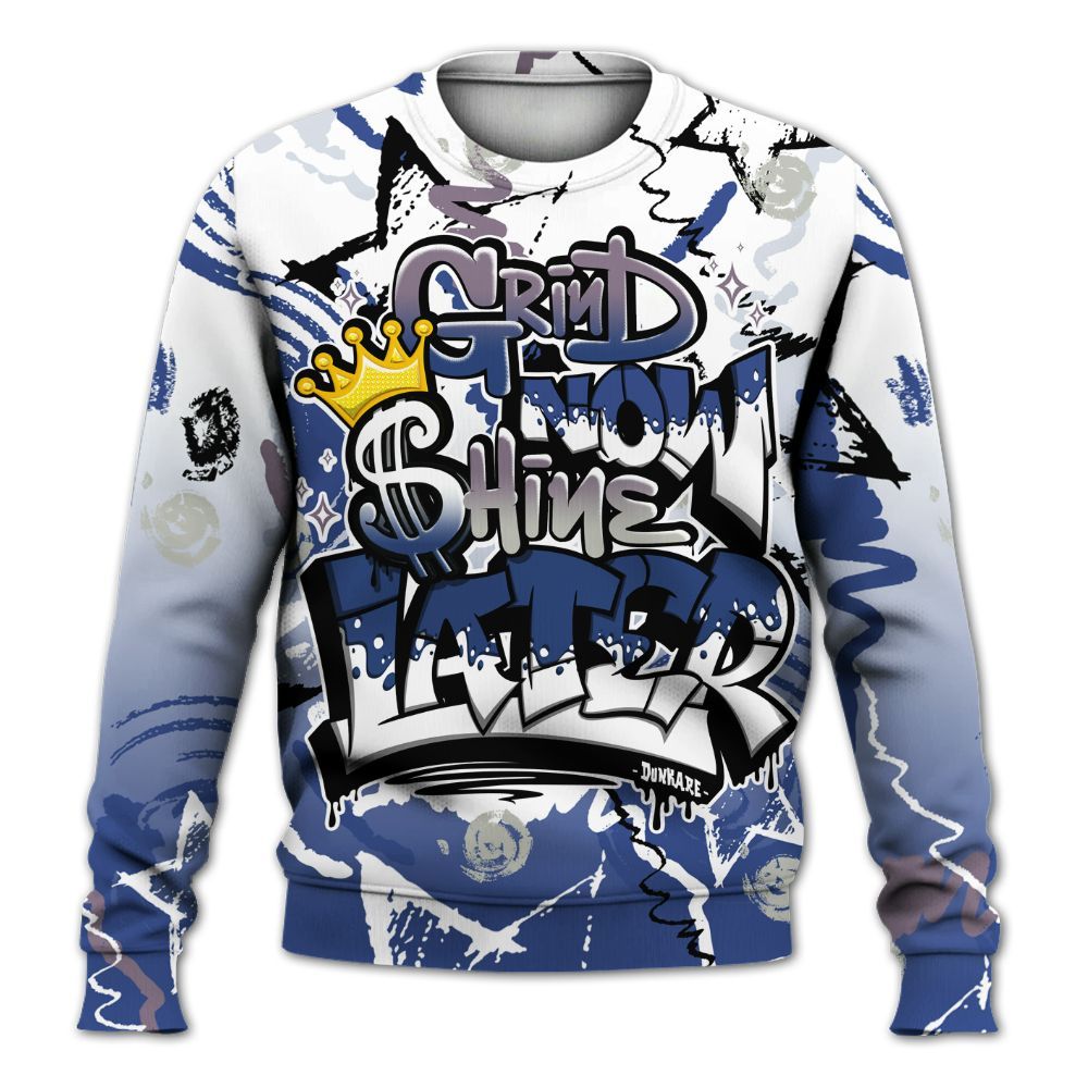 Sweatshirt To Match Low OG Voodoo Alternate 1s - Grind Shine Later Drip All Over Print