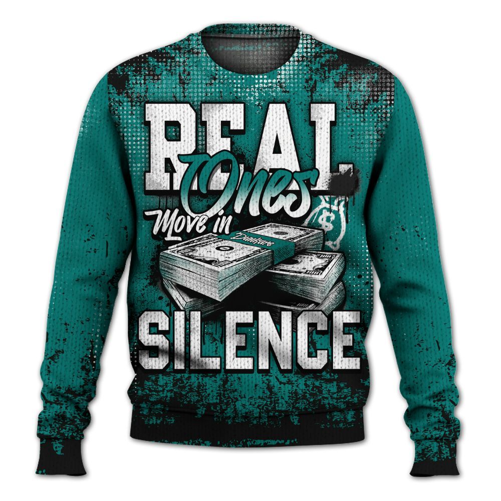 Sweater To Match Griffey Max 1 Freshwater - Move In Silence Money Street Retro Graphic