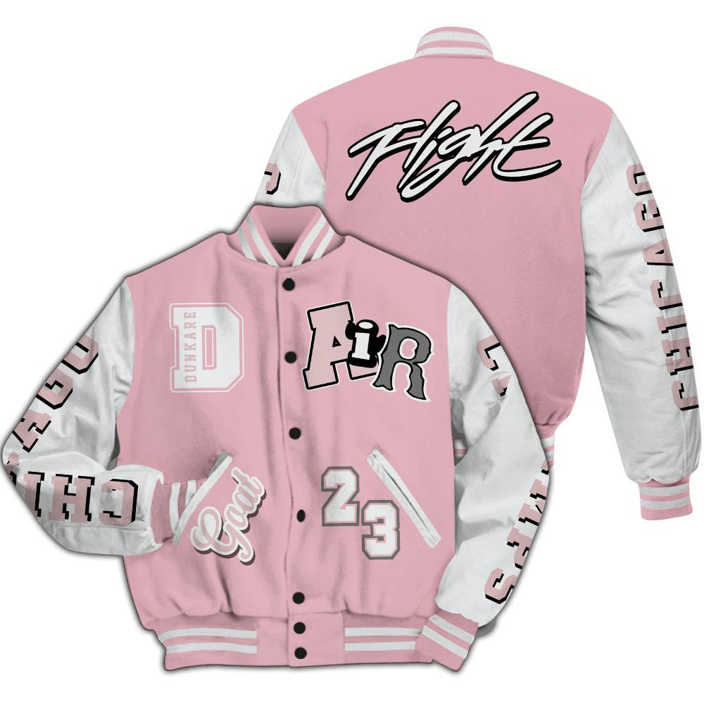 Varsity Jacket To Match Air Max DN Pink Foam - AIR Number 23 GOAT All Over Print
