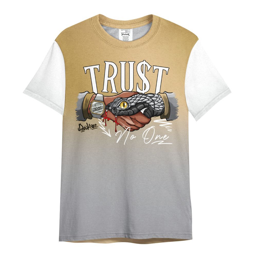 Shirt To Match Retro High OG Cool Grey 1s - Snake Trust No One Drip All Over Print