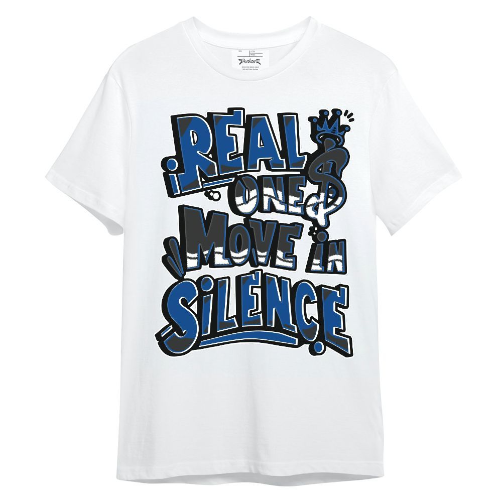 Shirt To Match Low 85 Royal 1s - Ones Move In Silence Graphic Unisex Shirt