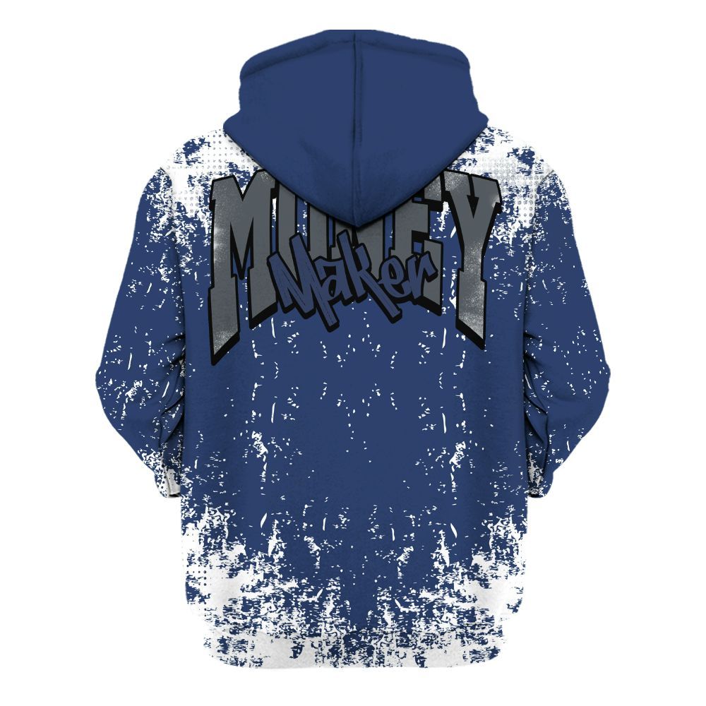 Hoodie To Match Retro Flint 13s - Move In Silence Money Street Retro All Over Print