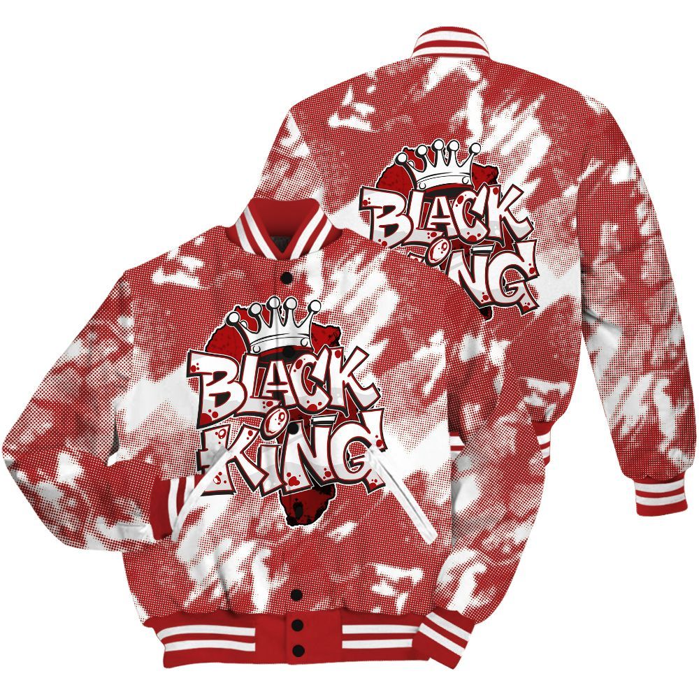Varsity Jacket To Match Red Taxi 12s Shirt - B-King Shirt Unisex Oufit All Over Print