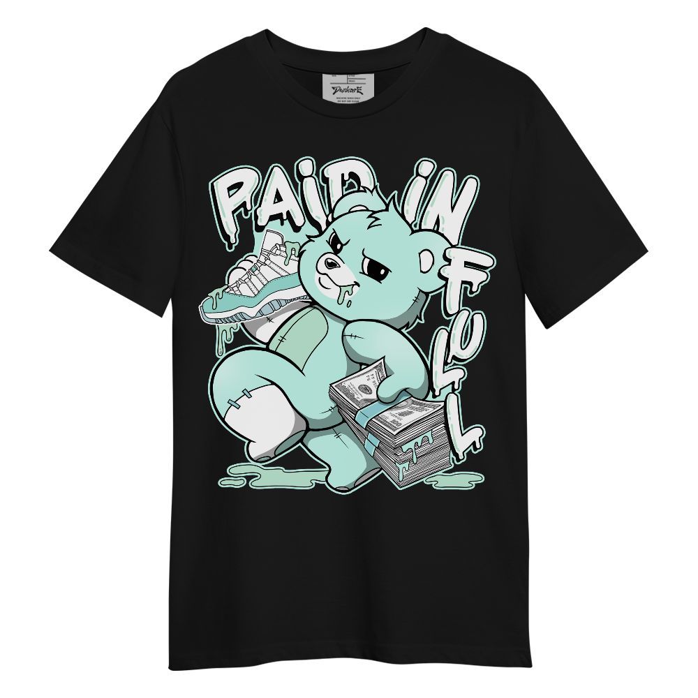 Shirt To Match Retro Low Igloo 11s - Drip Paid In Full Moneys Bear Graphic