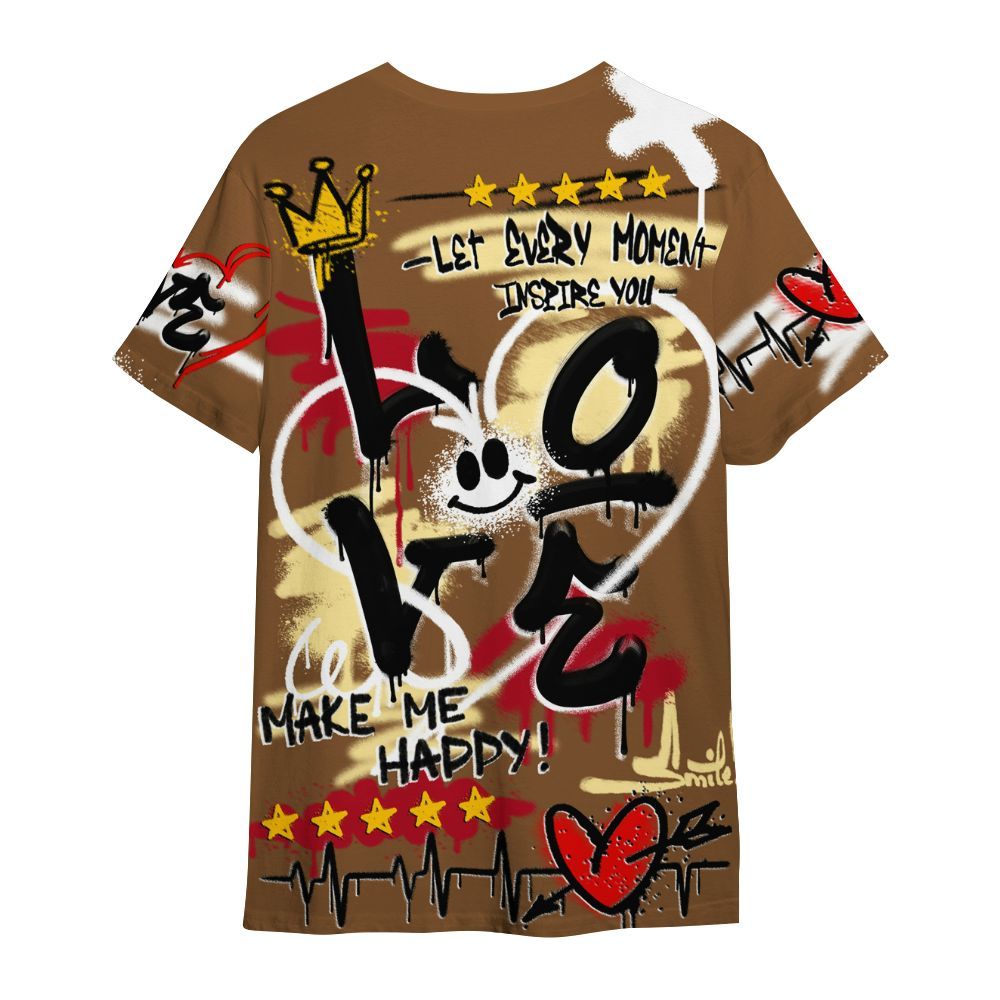 Shirt To Match Air Max 90 Escape - Happy Love Beats Graffiti Streetwear All Over Print