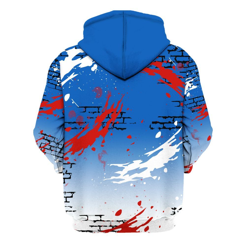 Hoodie To Match Kobe 6 Game Royal - Values Of Loyalty Drip All Over Print