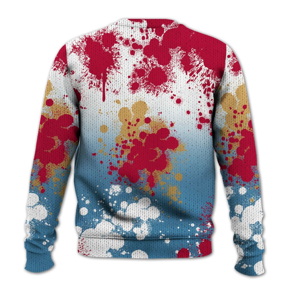 Knitted Sweater To Match GS Messy Room 4s - Trust No One Scary