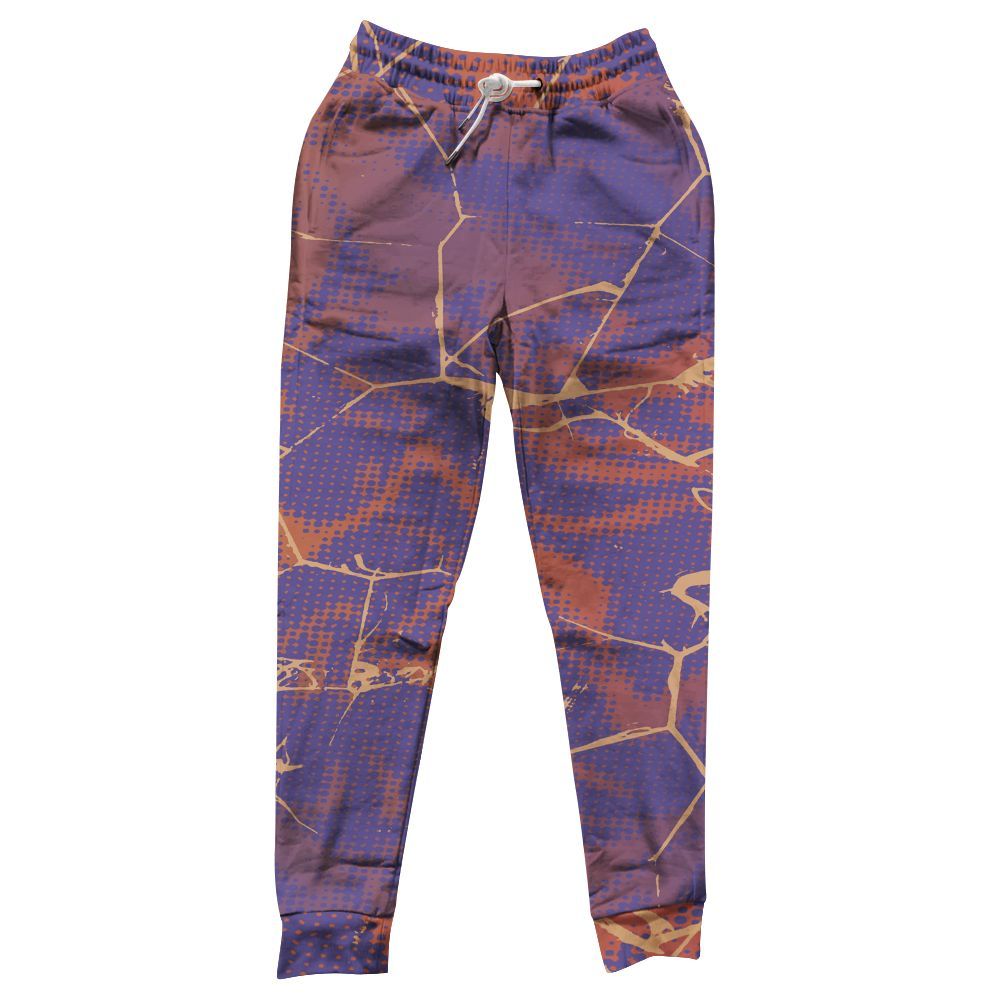Sweatpant To Match Book Sunset 1s - Crack Graphic All Over Print