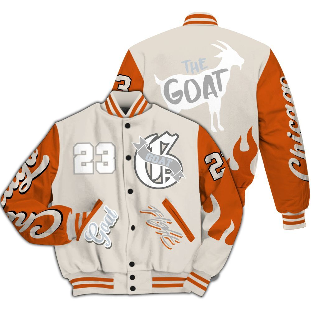 Varsity Jacket To Match SE Craft 5s - The G.O.A.T Flight Streetwear All Over Print
