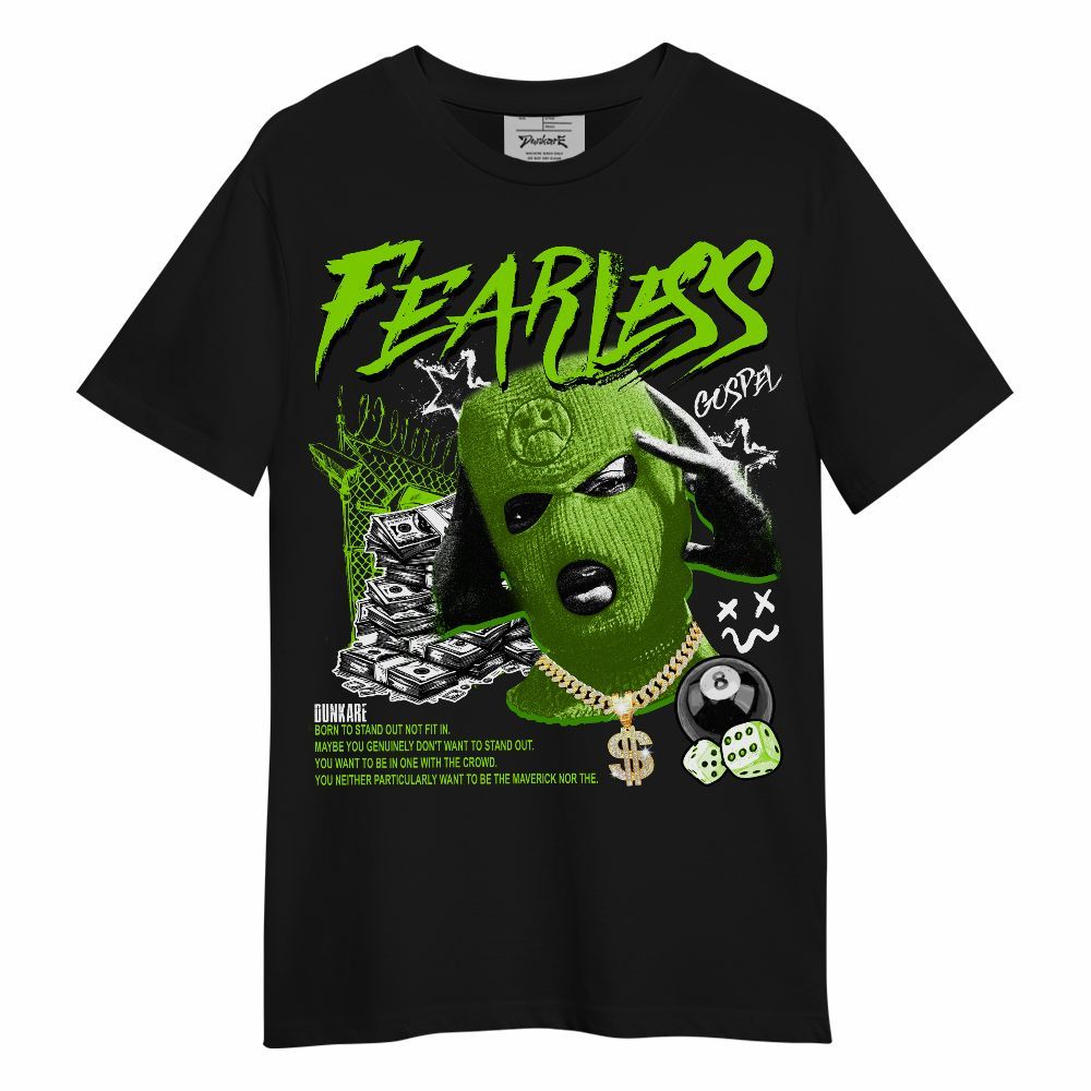 Shirt To Match Electric Green 6s - Fearless Gospel Streetwear Money Unisex Shirt