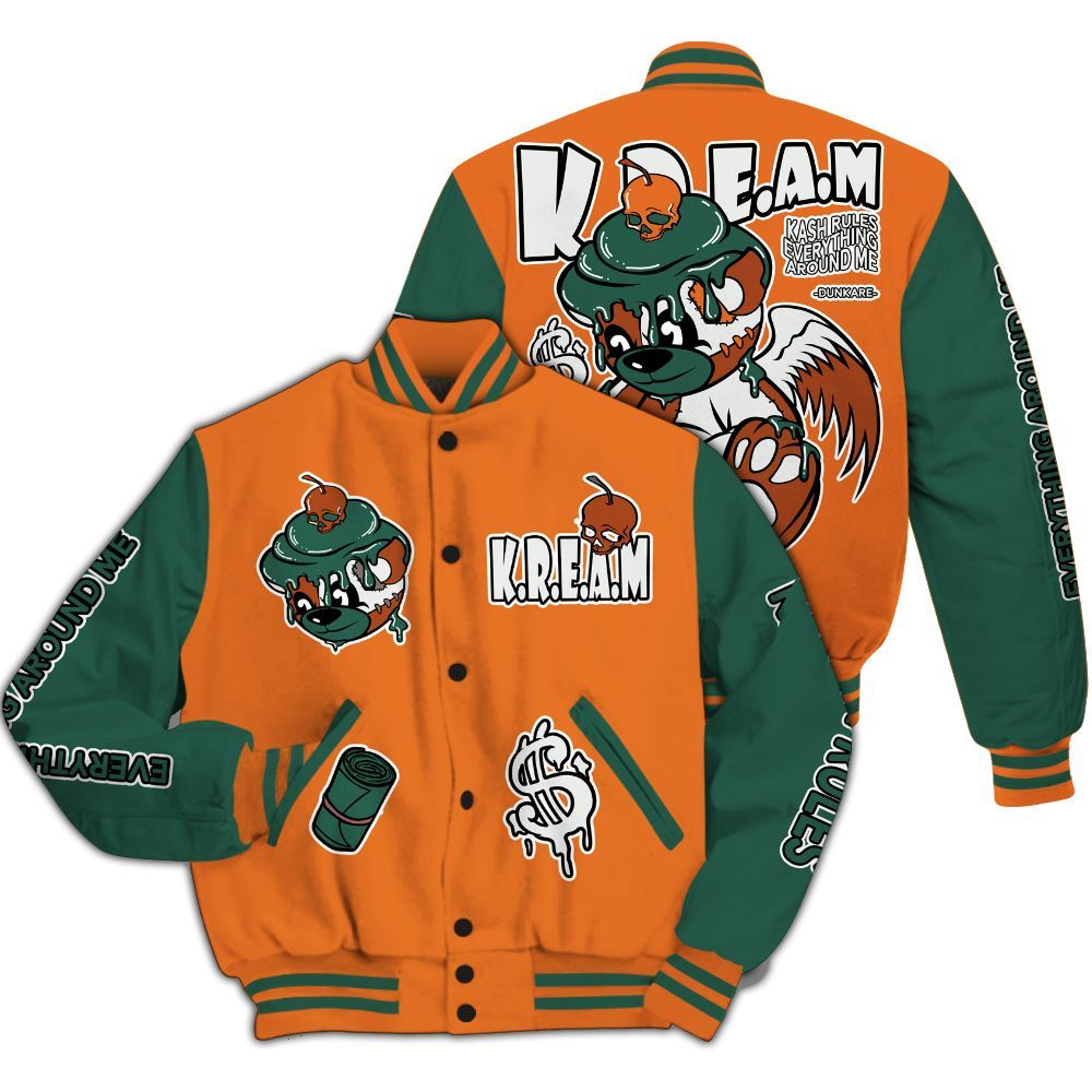 Varsity Jacket To Match Dunk Low Ceramic - Loot Bear All Over Print