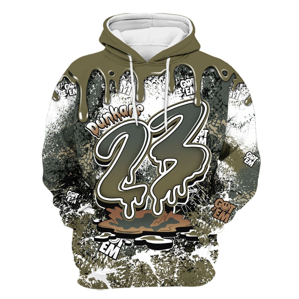 Hoodie To Match Retro Family Affair 3s - Dripping 23 Drip All Over Print