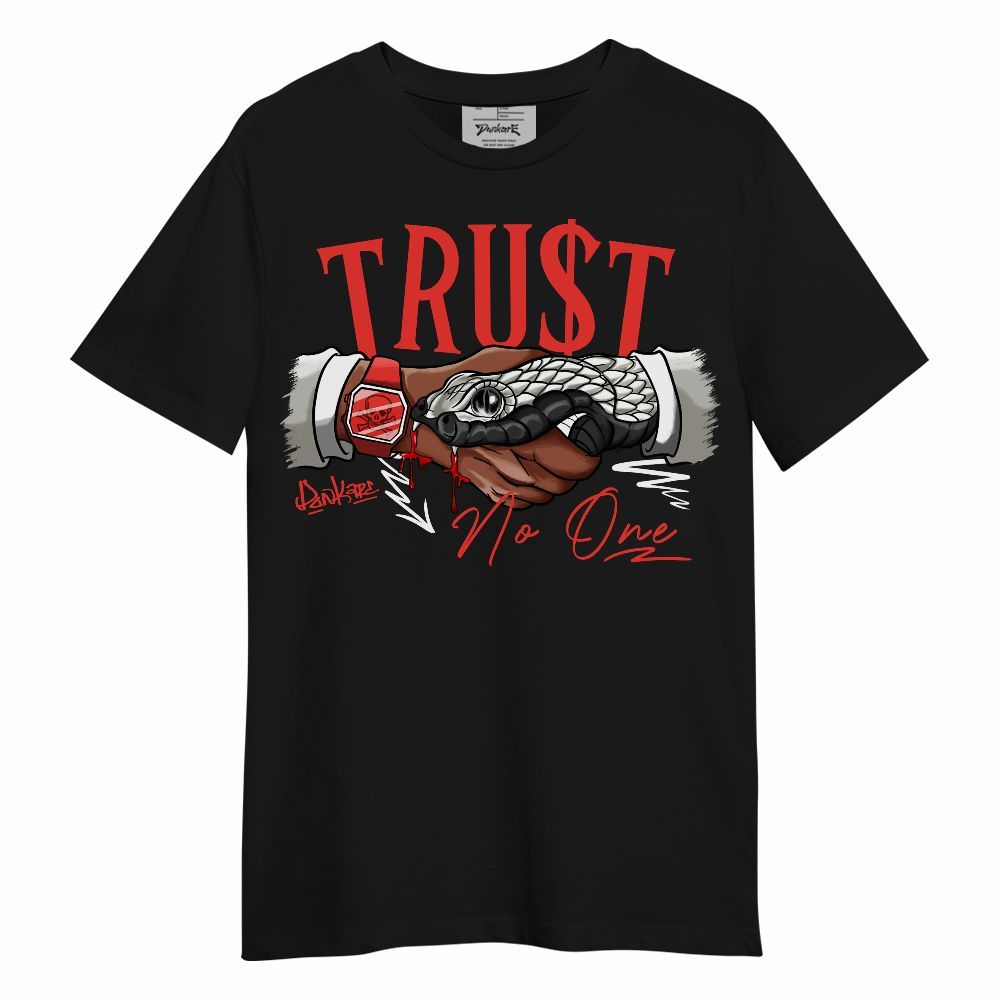 Shirt To Match Vomero 5 Bright Crimson - Snake Trust No One Unisex Shirt