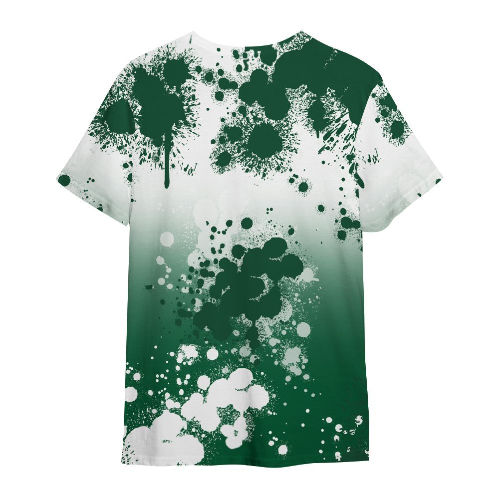 Shirt To Match High Gorge Green 1s - God Blessed Ink Drip All Over Print