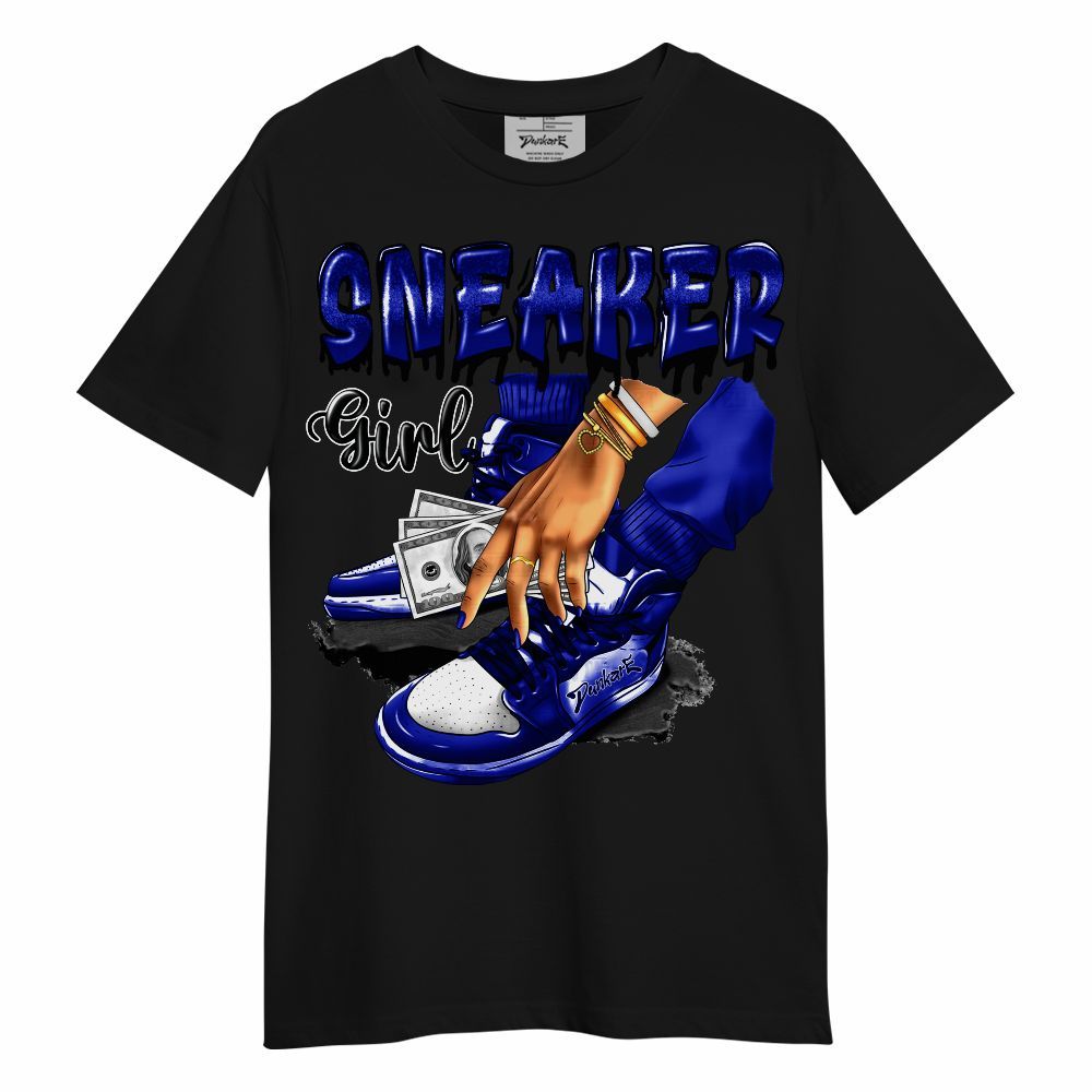 Shirt To Match Air Max Plus Black Racer Blue - SNEAKER Girl Money Drip Unisex Shirt
