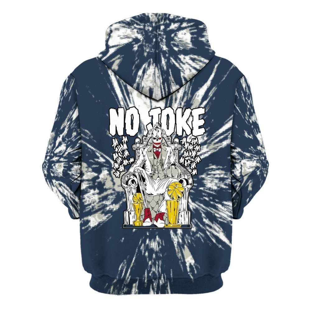 Hoodie To Match White Midnight Navy 6s - Ain't Joke Skeleton Luxury All Over Print