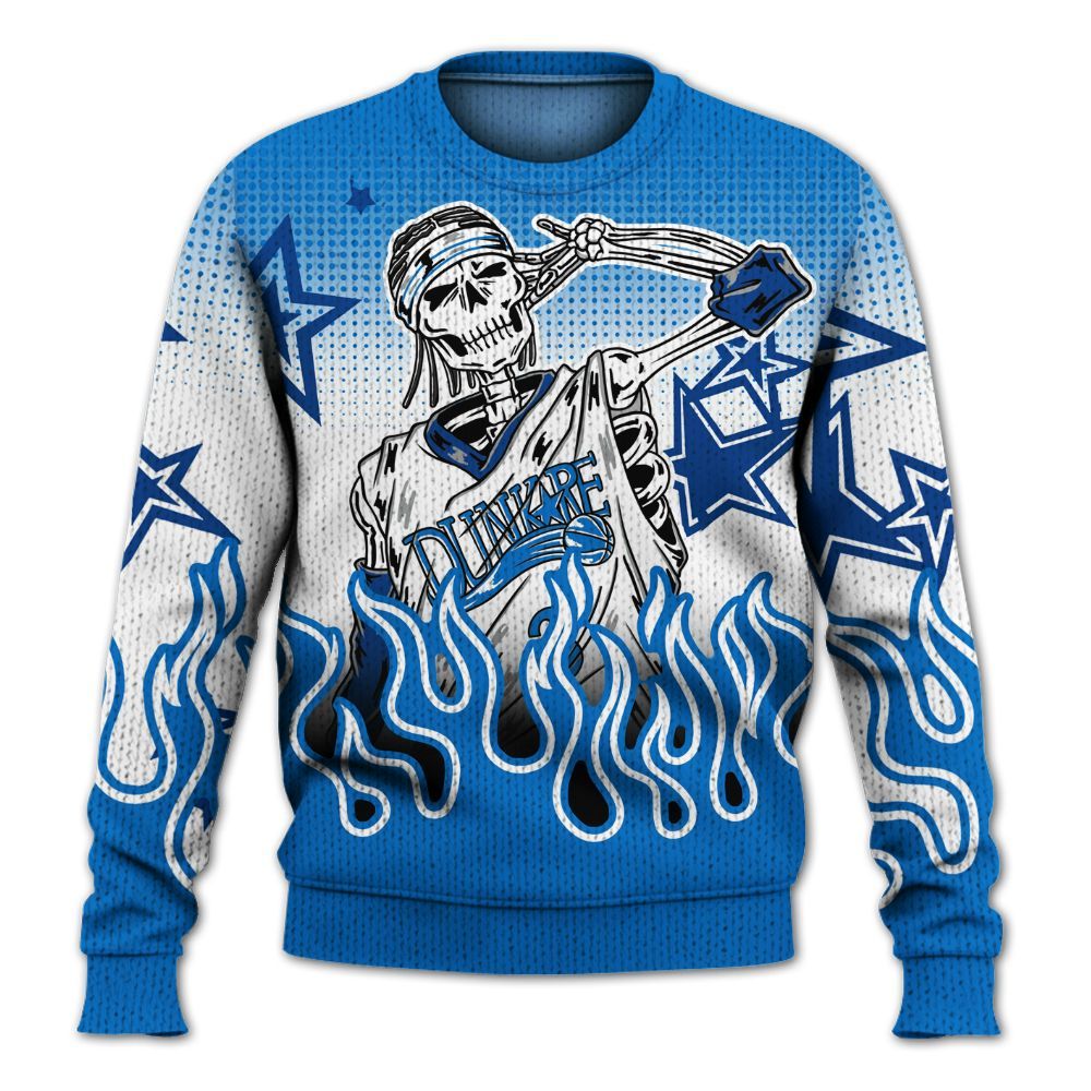 Knitted Sweater To Match Blueberry 12s - Allen Answer Unique Fire Custom Name