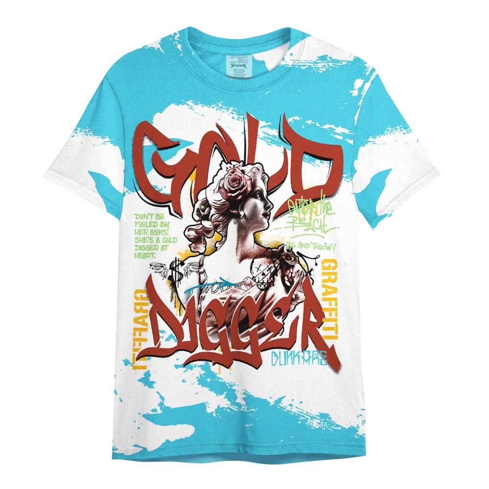 Shirt To Match SB Dunk Di'Orr Greenwood - Gold Digger Retro Shirt Outfit