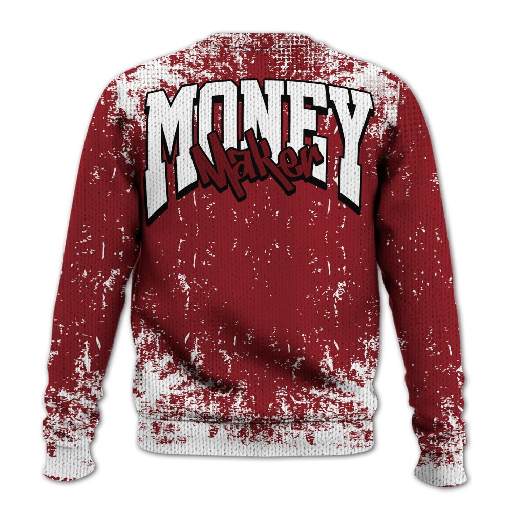 Knitted Sweater To Match High Black Toe Reimagined 1s - Move In Silence Money Street Retro